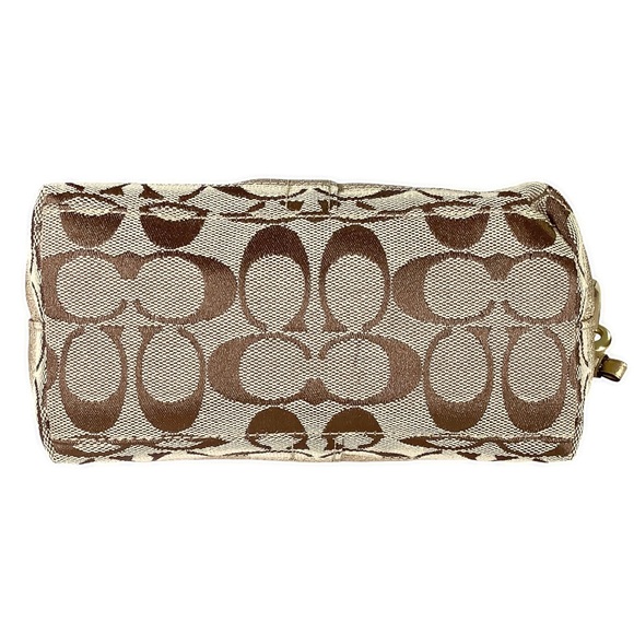 πHPππCOACH Mini PurseβLogo Pattern w/Gold - Picture 5 of 9